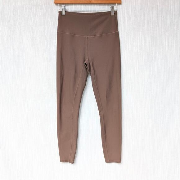 Varley Coffee Brown FreeSoft High-rise Stretchy Leggings, size M - Picture 1 of 7